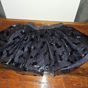 Heart Bat Girl Skirt Halloween Size 2T
